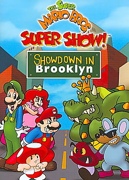 super mario bros super show showdown in brooklyn pre signed christmas cards